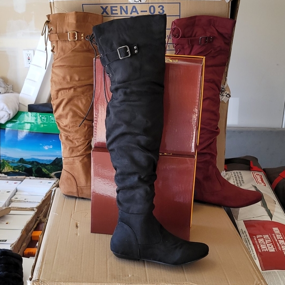 over the knee  boots - Picture 3 of 6